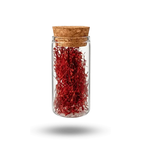 1gr Safran Baharatı - 20cc Mantar Tıpalı Cam Şişe