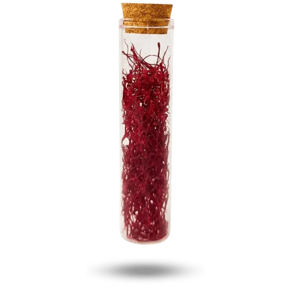 1gr Safran Baharatı - 20cc Mantar Tıpalı Cam Tüp